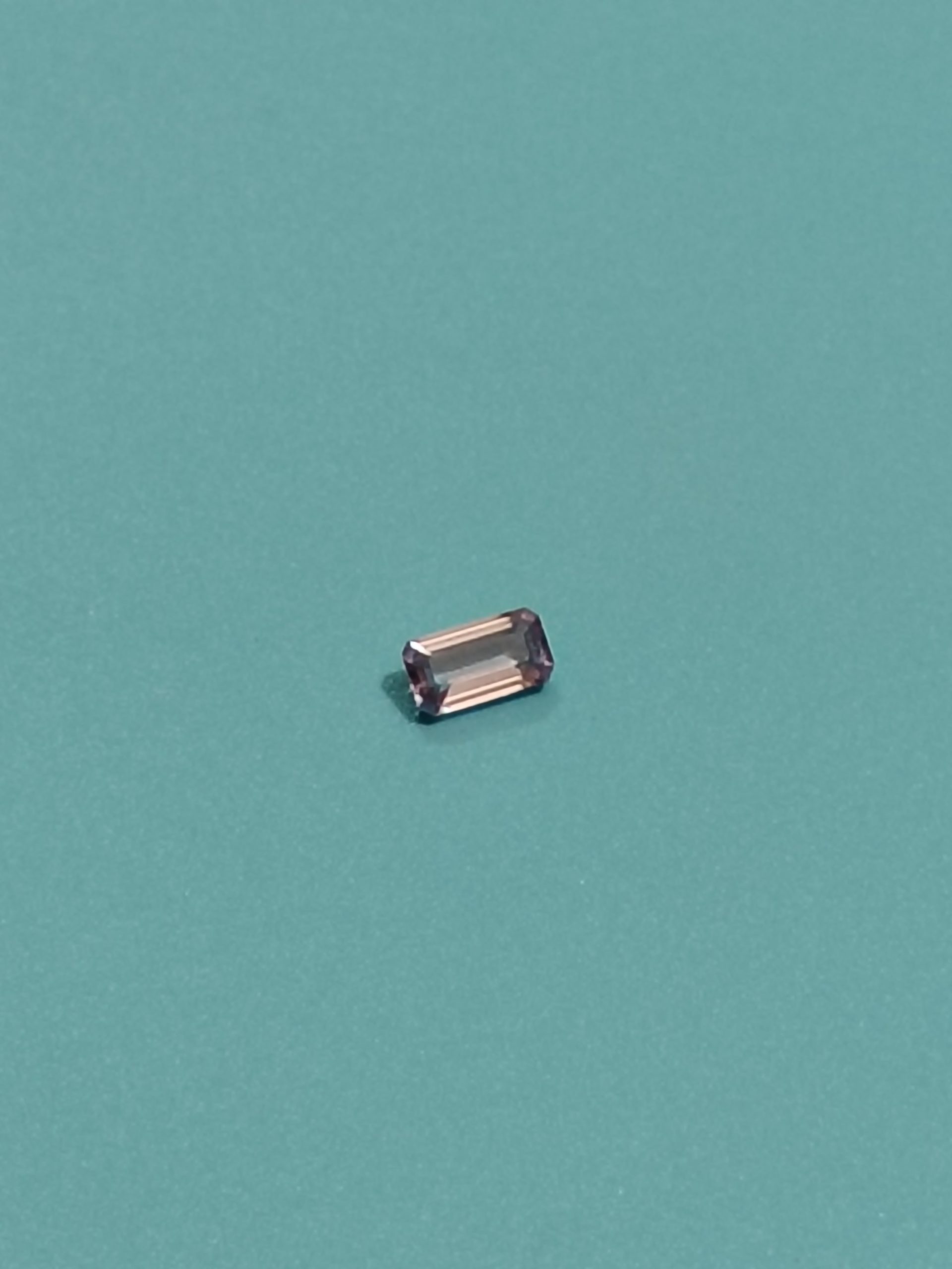 Purple VVS Sapphire Octagon Cut 0.74 ct 7 x 4 mm Sri Lanka Ceylon